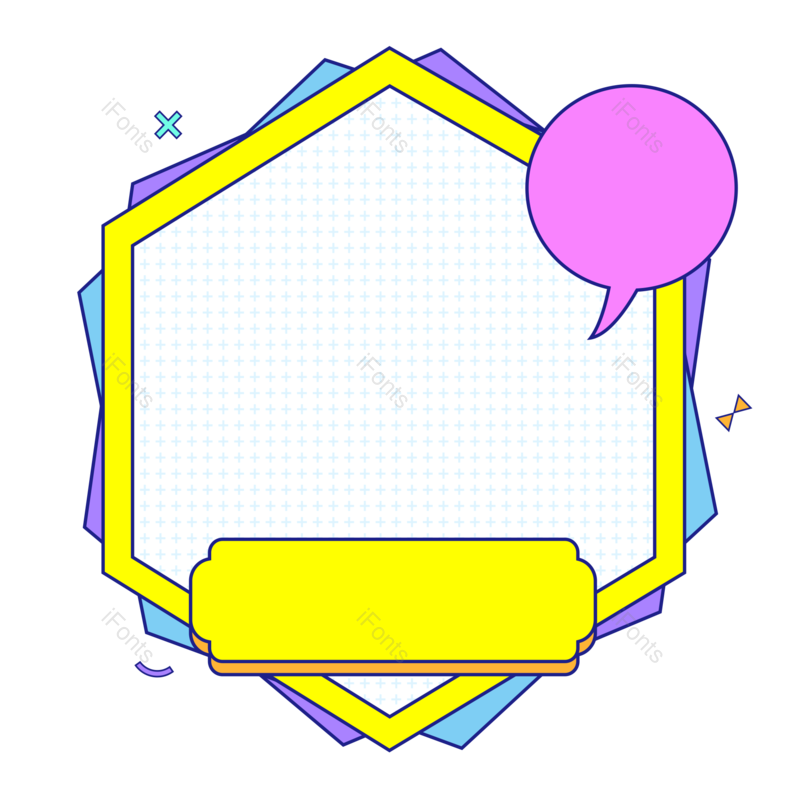 边框图片,简约边框元素,装饰框PNG,卡通标题框免抠素材